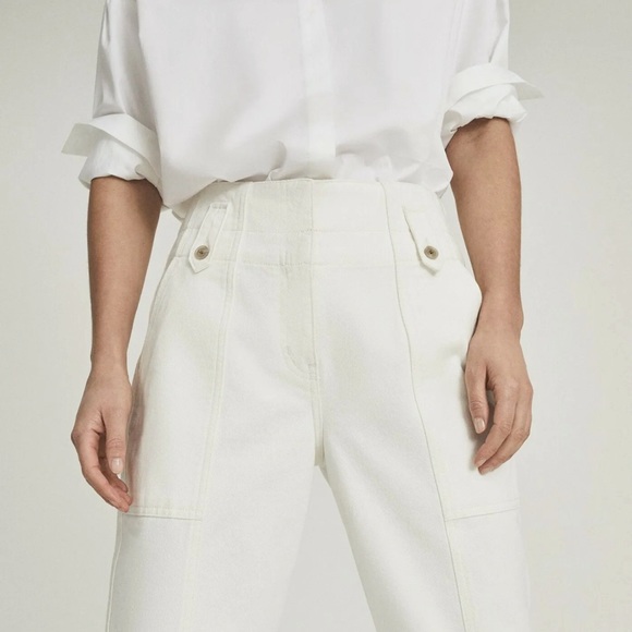 NWT Size 4 Reiss White Pants - Picture 3 of 5